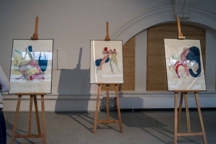 Российские художники на выставке Преодоление в Манеже