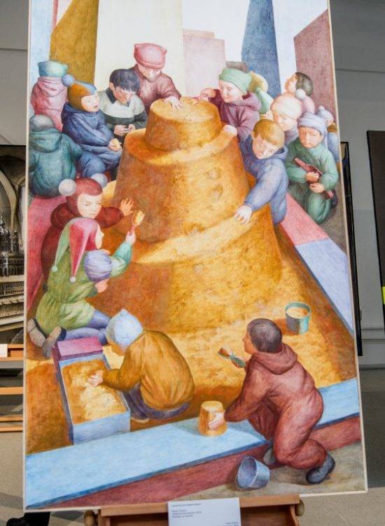 Российские художники на выставке Преодоление в Манеже