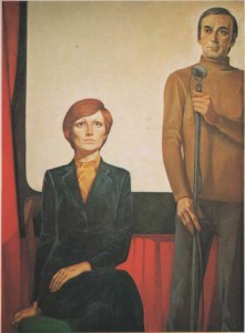 Премьера (центральная часть триптиха «Кино»). 1977, х., м. 140X104