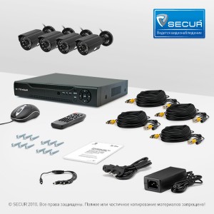 Комплект CnM Secure B44-4D0C KIT. Подходит для самостоятельной установки.