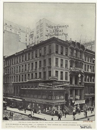Фабрика Waterman на на Манхэттене. 1910 год.