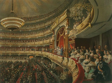 Исторические изображение большого театра