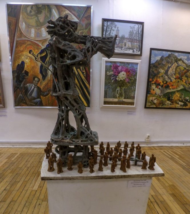 Выставка Весна 2018 в Союз Художников Санкт-Петербурга - скульпутра