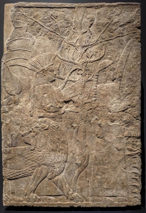 Ассирийский настенный рельеф 